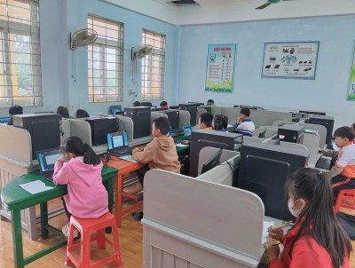 Trường Tiểu học Tô Bá Ngọc tổ chức thành công Hội thi VioEdu cấp trường