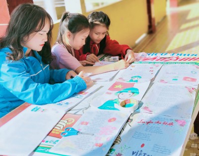 Hoạt động chào mừng kỷ niệm 80 năm này thành lập Quân đội nhân dân việt nam của liên đội trường TH Tô Bá Ngọc